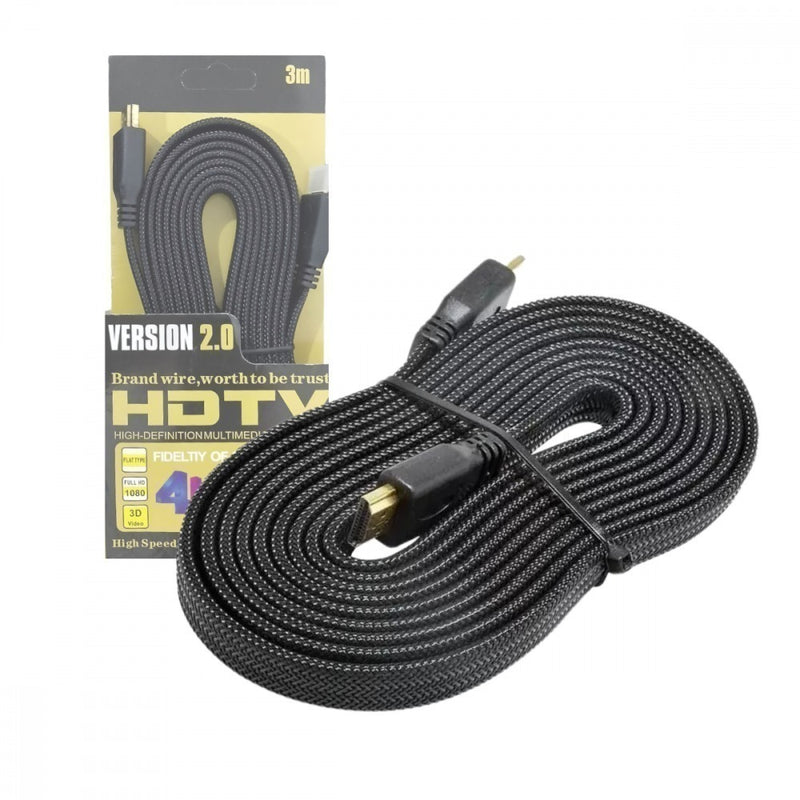 Cabo HDMI 3 metros 4K Ultra HD Versão 2.0