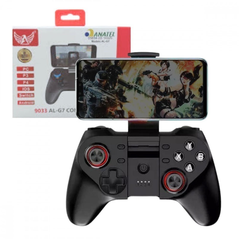 Controle gamepad Gamer para Celular Bluetooth Android / IOS