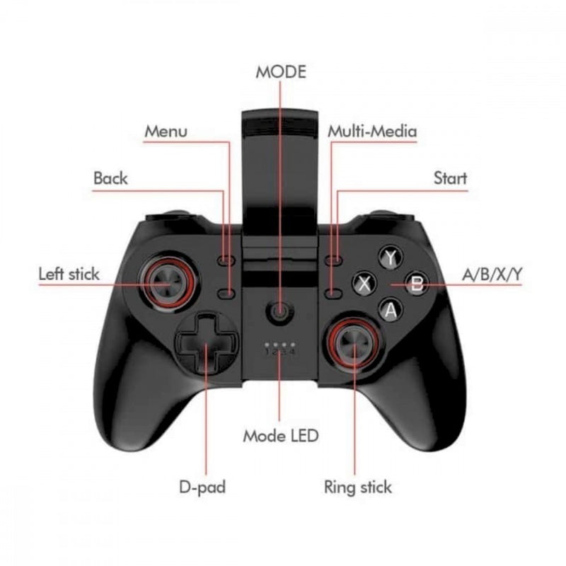 Controle gamepad Gamer para Celular Bluetooth Android / IOS