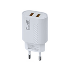 Carregador 5.1A com 2 Portas USB + Cabo Tipo-C - Eletromex - Rápido e Seguro