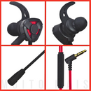 Fone de Ouvido Gamer Intra Auricular Headset com Microfone Para Celular e Computador Android / IOS