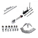 Kit Ferramentas Soquetes Maleta 53 Peças Completo Bits Catraca