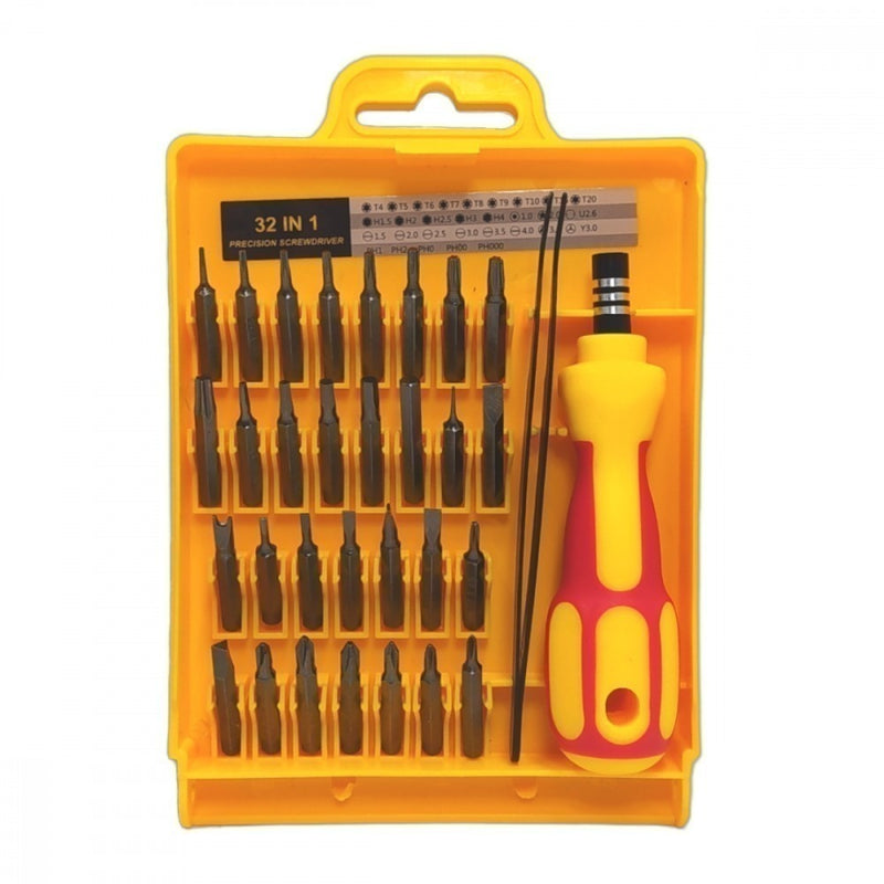 Jogo De Chaves 32 em 1 Multiuso com Estojo