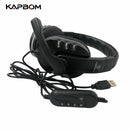 Fone Headset Gamer LED com Microfone