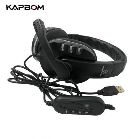 Fone Headset Gamer LED com Microfone
