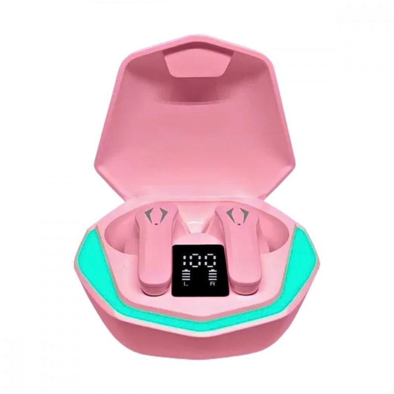 Fone Gamer In-Ear Bluetooth 5.0 - Áudio Imersivo, 10h Bateria, RGB e Cancelamento de Ruído