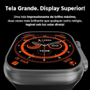Smartwatch W69 Kapbom – Relógio Inteligente com NFC, Bluetooth 5.2, 7 Pulseiras e Tela HD – Compatível com iOS/Android