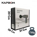 Massageador Elétrico Muscular Portátil Fascial Gun