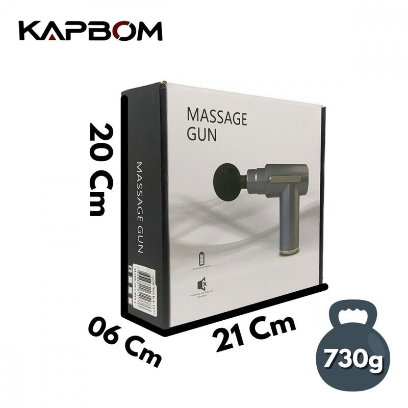 Massageador Elétrico Muscular Portátil Fascial Gun