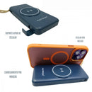 Carregador Portátil Power Bank 10000mAh Sem Fio por Indução – Energia em Qualquer Lugar com Carregamento Rápido e Seguro