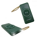 Carregador Portátil Power Bank 10000mAh Sem Fio por Indução – Energia em Qualquer Lugar com Carregamento Rápido e Seguro