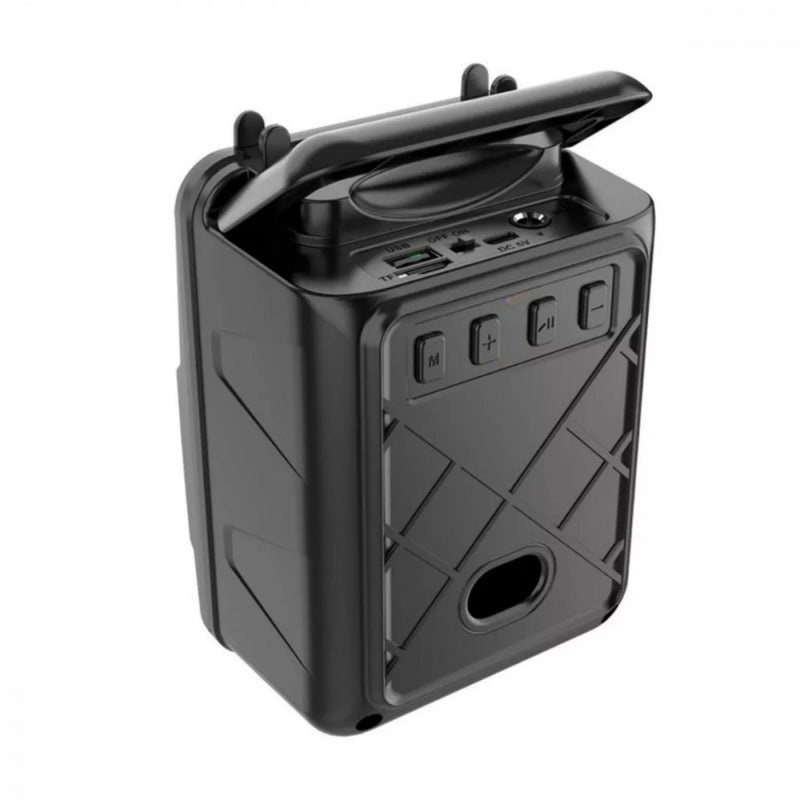 Caixa de Som Bluetooth LED RGB 8W Alta Qualidade com Entrada P10