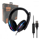 Fone Headset Gamer LED com Microfone