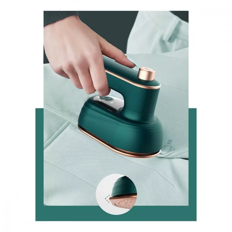 Mini Ferro de Passar Roupas a Vapor Bivolt Portátil 360º