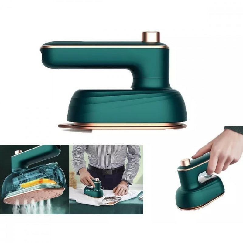 Mini Ferro de Passar Roupas a Vapor Bivolt Portátil 360º