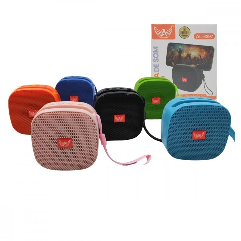 Caixa de Som Bluetooth 5W com ALÇA e Suporte Celular Altomex