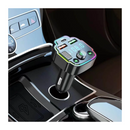 Transmissor FM Bluetooth Veicular MP3 Player RGB - Carregador Rápido QC3.0