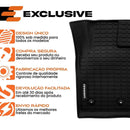 TAPETE TIPO BANDEJA PREMIUM HILUX 2006 A 2015 CABINE SIMPLES