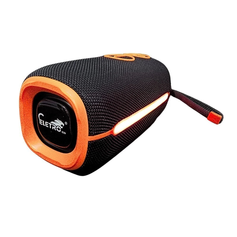 Caixa de Som Bluetooth Portátil LED 100W Prova D'água com Alça Ajustável.