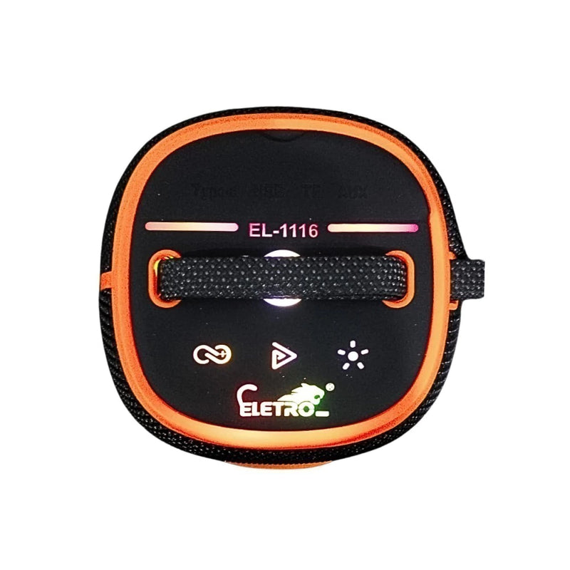 Caixa de Som Bluetooth Portátil LED 100W Prova D'água com Alça Ajustável.