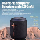 Caixa de Som Bluetooth Portátil À Prova D'agua 7W LED