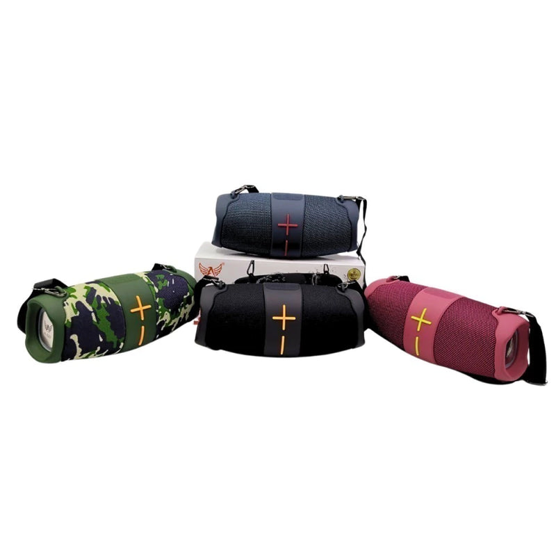 Caixa de Som Bluetooth Portátil com Alça – 100W PMPO, LED RGB