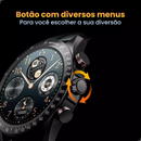 Smartwatch Haylou Solar Pro AMOLED: Chamadas, 105 Modos Esportivos, À Prova D'água