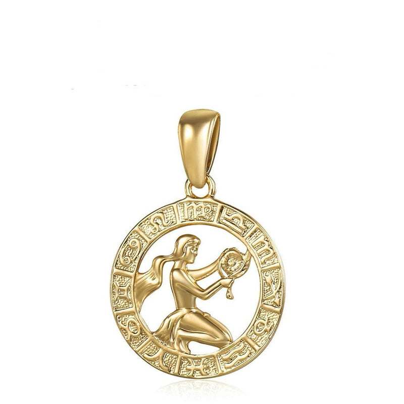 12 constelações do signo do zodíaco (Pingentes + Colar)