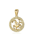 12 constelações do signo do zodíaco (Pingentes + Colar)