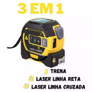 Trena Digital Laser 40 Metros 3 Em 1 Com Fita Métrica Lcd - ULTIMAS 6 UNIDADES
