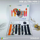 Smartwatch HW Ultra Mini 2 41mm 7 Pulseiras Série 9 Chat GPT