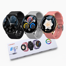 Smartwatch LAXASFIT GT2 AMOLED 1.52" | Chamadas Bluetooth | +100 Modos Esportivos | Monitor de Saúde 24h | Android e iOS | Pulseiras Intercambiáveis