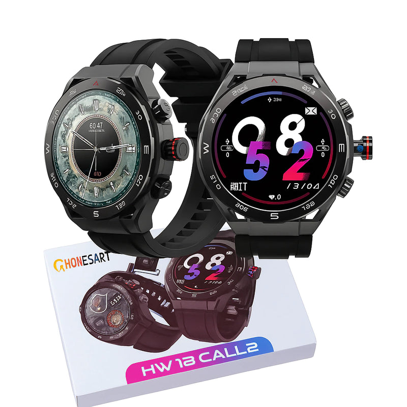 Smartwatch HW18 Call 2 5G Android 8.1 com 4/64GB, tela AMOLED, câmera rotacional 190° e GPS. Alta performance, chamadas, vídeos e apps no seu pulso!