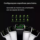 Smartwatch Microwear W10 Pro 2ª Geração 46mm AMOLED 2GB, ChatGPT, NFC, Chamadas, Ilha Dinâmica, Monitor Saúde, Compatível Android e iOS, Controle de M