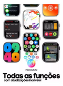 Smartwatch GS10 Mini com Chat GPT, Ativação por Gestos, Monitor Cardíaco, SpO₂, Notificações e Pulseira Extra – Bluetooth iOS e Android