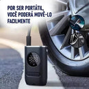 Mini Compressor de Ar Portátil Recarregável Digital USB com Calibrador de Pneus