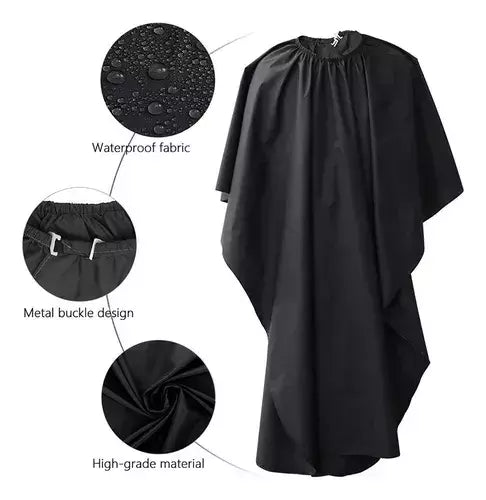 Kit com 9 Peças Tesouras, Navalha e Acessórios Profissionais Barbeiro Fio Laser