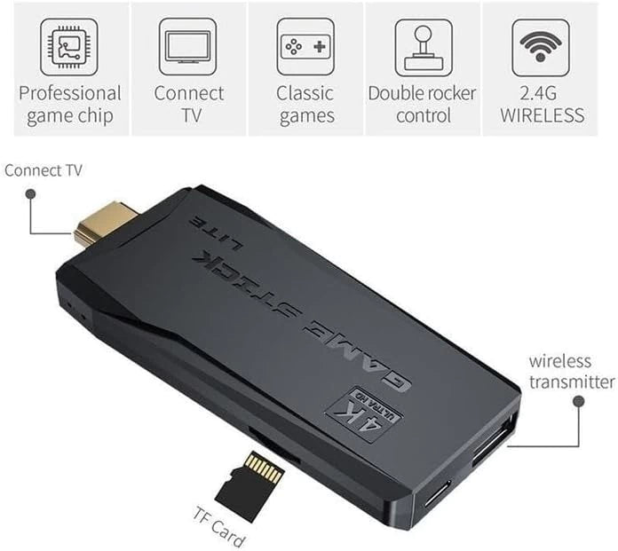 GAME STICK Retro 2.4G Wireless 64GB 20.000