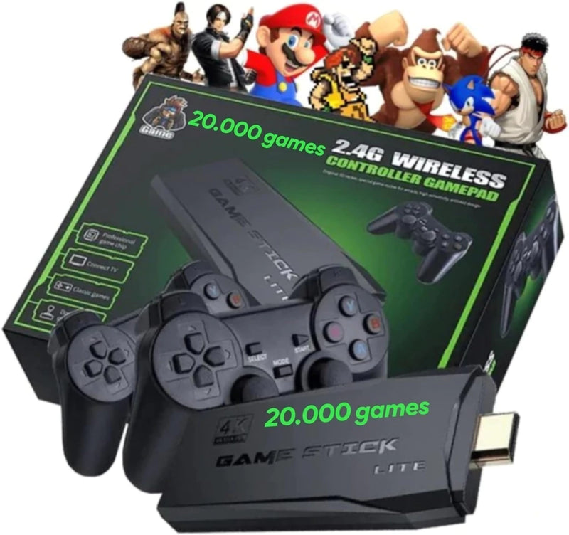 GAME STICK Retro 2.4G Wireless 64GB 20.000