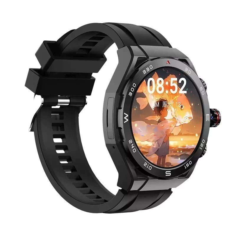 Smartwatch HW18 Call 2 5G Android 8.1 com 4/64GB, tela AMOLED, câmera rotacional 190° e GPS. Alta performance, chamadas, vídeos e apps no seu pulso!