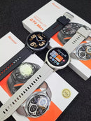 Smartwatch Microwear GT4 Max Preto: Tela AMOLED e Saúde