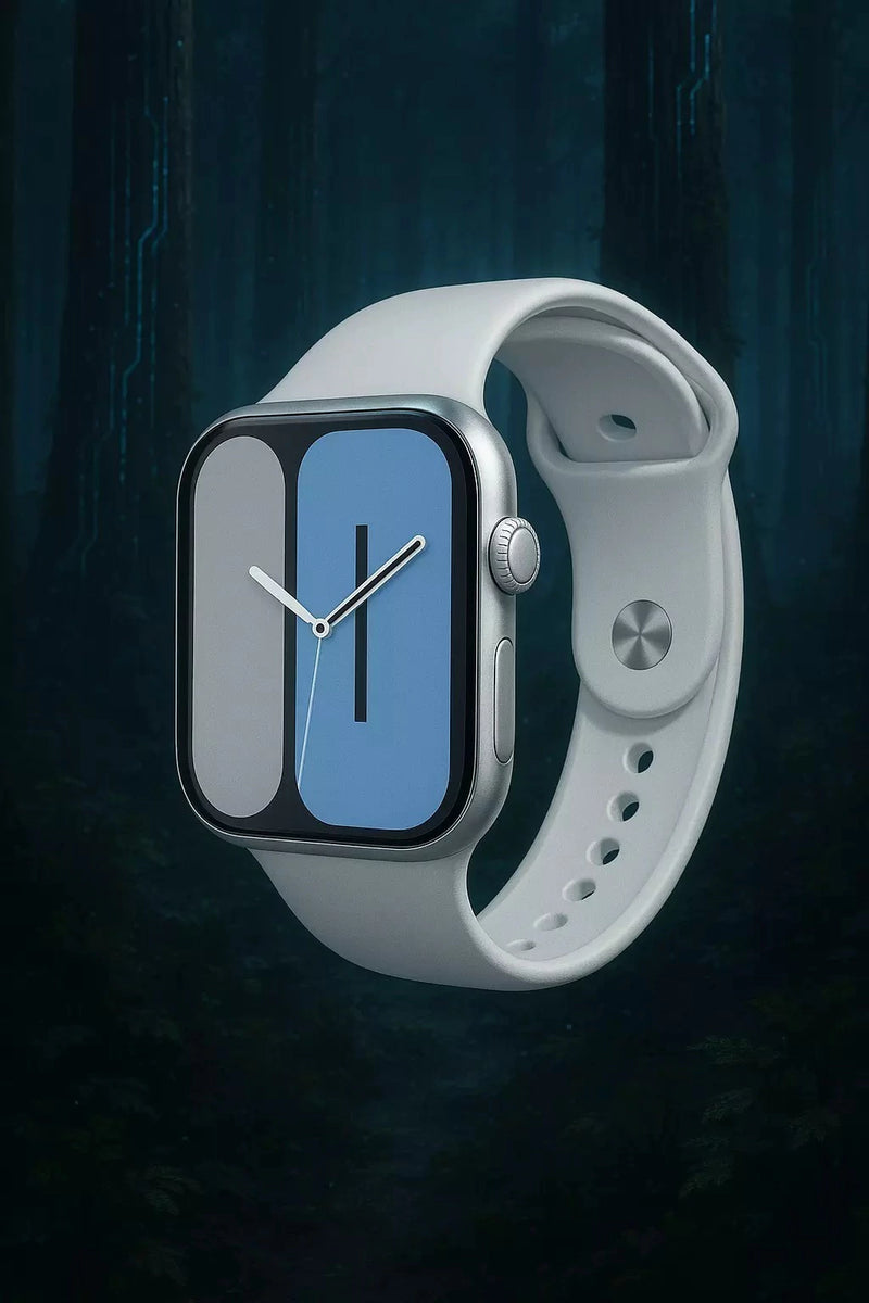 martwatch Microwear W10T Mini 42mm Série 10 – Tela AMOLED, ChatGPT, WhatsApp, NFC, Chamadas Bluetooth, IP68, Saúde & Esportes.