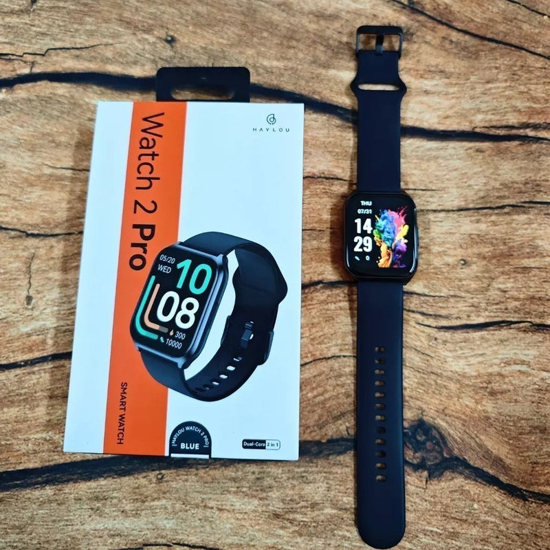 Smartwatch Haylou Watch 2 Pro Tela 1.85” HD | Bluetooth 5.3 | IP68 | 100 Modos de Esporte | Monitoramento Cardíaco, Sono, SpO₂, Estresse e Ciclo