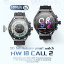 Smartwatch HW18 Call 2 5G Android 8.1 com 4/64GB, tela AMOLED, câmera rotacional 190° e GPS. Alta performance, chamadas, vídeos e apps no seu pulso!