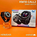 Smartwatch HW18 Call 2 5G Android 8.1 com 4/64GB, tela AMOLED, câmera rotacional 190° e GPS. Alta performance, chamadas, vídeos e apps no seu pulso!