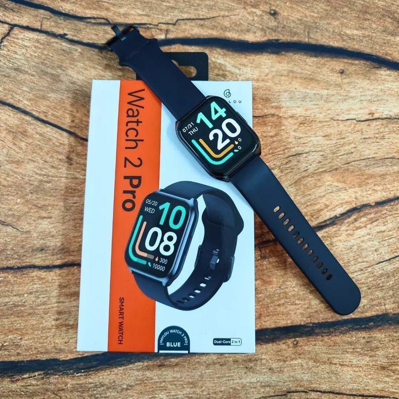 Smartwatch Haylou Watch 2 Pro Tela 1.85” HD | Bluetooth 5.3 | IP68 | 100 Modos de Esporte | Monitoramento Cardíaco, Sono, SpO₂, Estresse e Ciclo