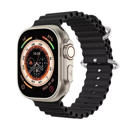 Smartwatch Ultra AI 3 5G Microwear – 2GB RAM, 16GB, AMOLED 2,06", Chip, Android 10, Câmera Giratória, Wifi, GPS, Face ID, Ilha Dinâmica