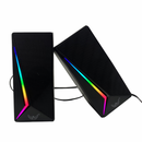 Caixa de Som Bluetooth AL-3868 Altomex com Luzes RGB, Som Estéreo, USB e P2 – Ideal para PC, Notebook, Estúdio ou Setup Gamer