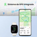 Smartwatch Xiaomi Redmi Watch 5 Lite AMOLED 1.96", GPS GNSS, 5ATM, Bluetooth, 150 Modos, 18 Dias de Bateria, Chamadas, Preto/Dourado – Versão Global