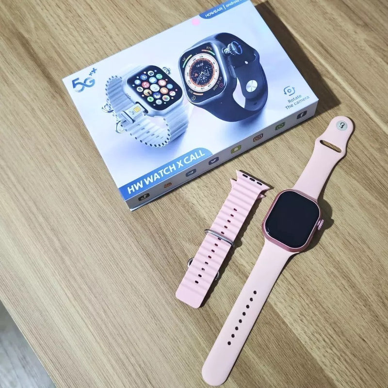 Smartwatch HOWEAR HW Watch X Call 5G com Câmera 12MP, Chip 4G/5G, 4GB RAM 64GB, Tela AMOLED 46mm + Pulseira Extra